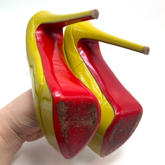 🌷❤️‍🔥SPRING SALE 🔥 FINAL PRICE🌷Christian Louboutin Lady Peep 150 Heels 37.5 - Picture 6 of 9